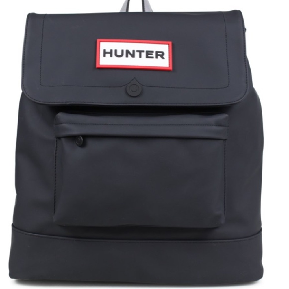 Hunter Black Nylon Backpack